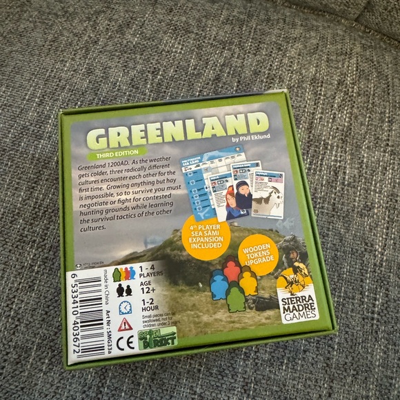 Greenland Ion Game Design Kenner Strategy Sierra Madre ~ Opened But Not Played - Picture 6 of 7